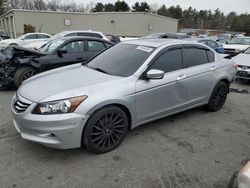 Salvage cars for sale at Exeter, RI auction: 2011 Honda Accord EXL