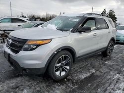 Salvage cars for sale at Denver, CO auction: 2015 Ford Explorer Sport