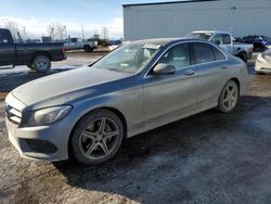 Mercedes-Benz salvage cars for sale: 2016 Mercedes-Benz C 300 4matic