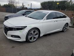 Honda salvage cars for sale: 2018 Honda Accord Touring