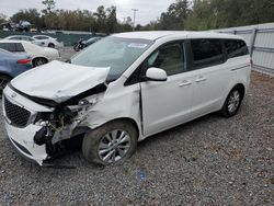 KIA Sedona lx salvage cars for sale: 2017 KIA Sedona LX