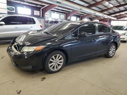 Salvage cars for sale from Copart East Granby, CT: 2012 Honda Civic EXL