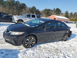 Salvage cars for sale from Copart Mendon, MA: 2015 Honda Civic EX