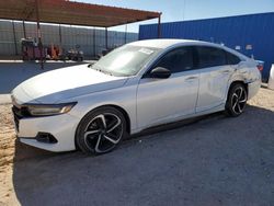 Honda Accord salvage cars for sale: 2021 Honda Accord Sport