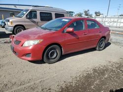 Salvage cars for sale at San Diego, CA auction: 2010 Toyota Corolla Base