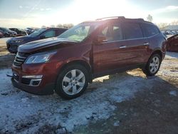 Salvage cars for sale at Davison, MI auction: 2017 Chevrolet Traverse LT