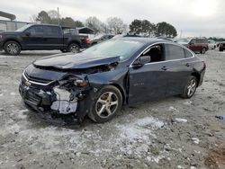 Salvage cars for sale at Loganville, GA auction: 2018 Chevrolet Malibu LS