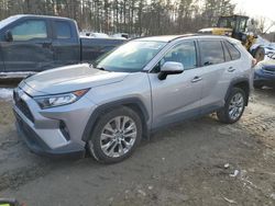 Salvage cars for sale at North Billerica, MA auction: 2019 Toyota Rav4 XLE Premium