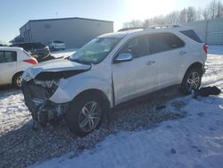 Salvage cars for sale at Wayland, MI auction: 2016 Chevrolet Equinox LTZ