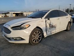 Salvage cars for sale at Sun Valley, CA auction: 2017 Ford Fusion SE