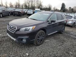 Salvage cars for sale at Portland, OR auction: 2017 Subaru Outback Touring