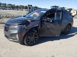 Salvage cars for sale at Dunn, NC auction: 2022 Chevrolet Equinox RS