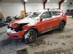 Salvage cars for sale at Center Rutland, VT auction: 2019 Volkswagen Tiguan SE