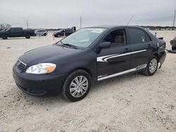 Salvage cars for sale from Copart New Braunfels, TX: 2005 Toyota Corolla CE