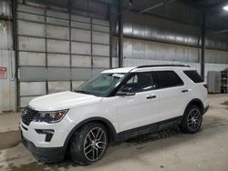 Salvage cars for sale at Des Moines, IA auction: 2019 Ford Explorer Sport