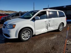 Salvage cars for sale at Colorado Springs, CO auction: 2019 Dodge Grand Caravan SXT