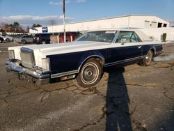 Salvage cars for sale at New Britain, CT auction: 1979 Lincoln Continental