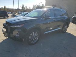 Salvage cars for sale at Gaston, SC auction: 2020 Hyundai Santa FE SEL