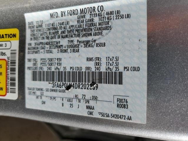 2013 Ford Fusion SE Hybrid