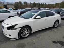 Salvage cars for sale at Exeter, RI auction: 2010 Nissan Maxima S