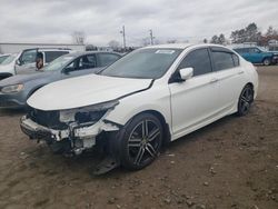 Honda Accord salvage cars for sale: 2017 Honda Accord Sport