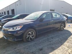 Salvage cars for sale at Jacksonville, FL auction: 2016 Honda Accord LX