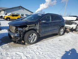 Salvage cars for sale at Dyer, IN auction: 2017 Ford Edge SEL