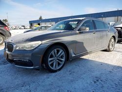 BMW salvage cars for sale: 2016 BMW 750 XI