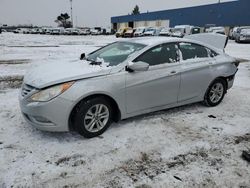 Salvage cars for sale at Woodhaven, MI auction: 2013 Hyundai Sonata GLS