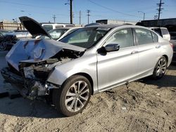 Salvage cars for sale at Los Angeles, CA auction: 2015 Honda Accord Sport