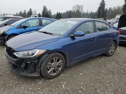 Salvage cars for sale from Copart Graham, WA: 2018 Hyundai Elantra SEL