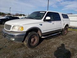 Salvage cars for sale at Sacramento, CA auction: 2001 Ford F150 Supercrew