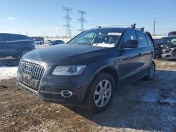 Salvage cars for sale at Elgin, IL auction: 2013 Audi Q5 Premium Plus