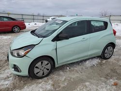 Chevrolet Spark salvage cars for sale: 2017 Chevrolet Spark LS