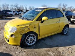 Salvage cars for sale at Baltimore, MD auction: 2015 Fiat 500 POP