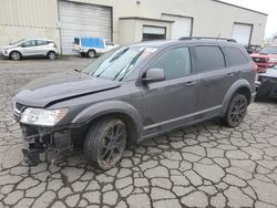 Salvage cars for sale at Woodburn, OR auction: 2016 Dodge Journey SXT