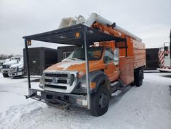 Salvage trucks for sale at York Haven, PA auction: 2010 Ford F750 Super Duty