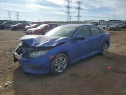 Vehiculos salvage en venta de Copart Elgin, IL: 2018 Honda Civic LX