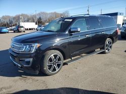 Salvage cars for sale at Ham Lake, MN auction: 2019 Ford Expedition Max Platinum