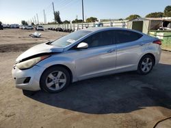 Salvage cars for sale from Copart Miami, FL: 2012 Hyundai Elantra GLS