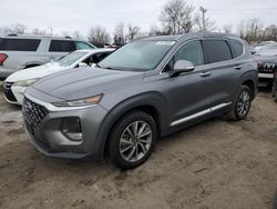 Hyundai salvage cars for sale: 2019 Hyundai Santa FE Limited