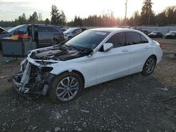 Mercedes-Benz salvage cars for sale: 2016 Mercedes-Benz C300