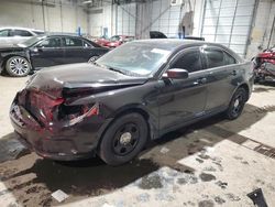 Salvage cars for sale from Copart Woodhaven, MI: 2013 Ford Taurus Police Interceptor