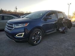 Salvage cars for sale at York Haven, PA auction: 2016 Ford Edge SEL