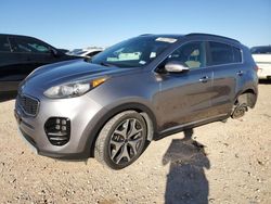 Salvage cars for sale at San Antonio, TX auction: 2018 KIA Sportage SX