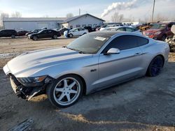 Salvage cars for sale at Pekin, IL auction: 2016 Ford Mustang GT