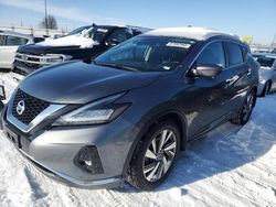 Salvage cars for sale at Cahokia Heights, IL auction: 2020 Nissan Murano SL