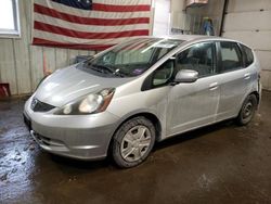 Salvage cars for sale at Lyman, ME auction: 2012 Honda FIT