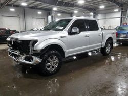 Salvage cars for sale at Ham Lake, MN auction: 2018 Ford F150 Supercrew