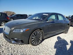 Salvage cars for sale at Taylor, TX auction: 2019 Lincoln Continental Black Label